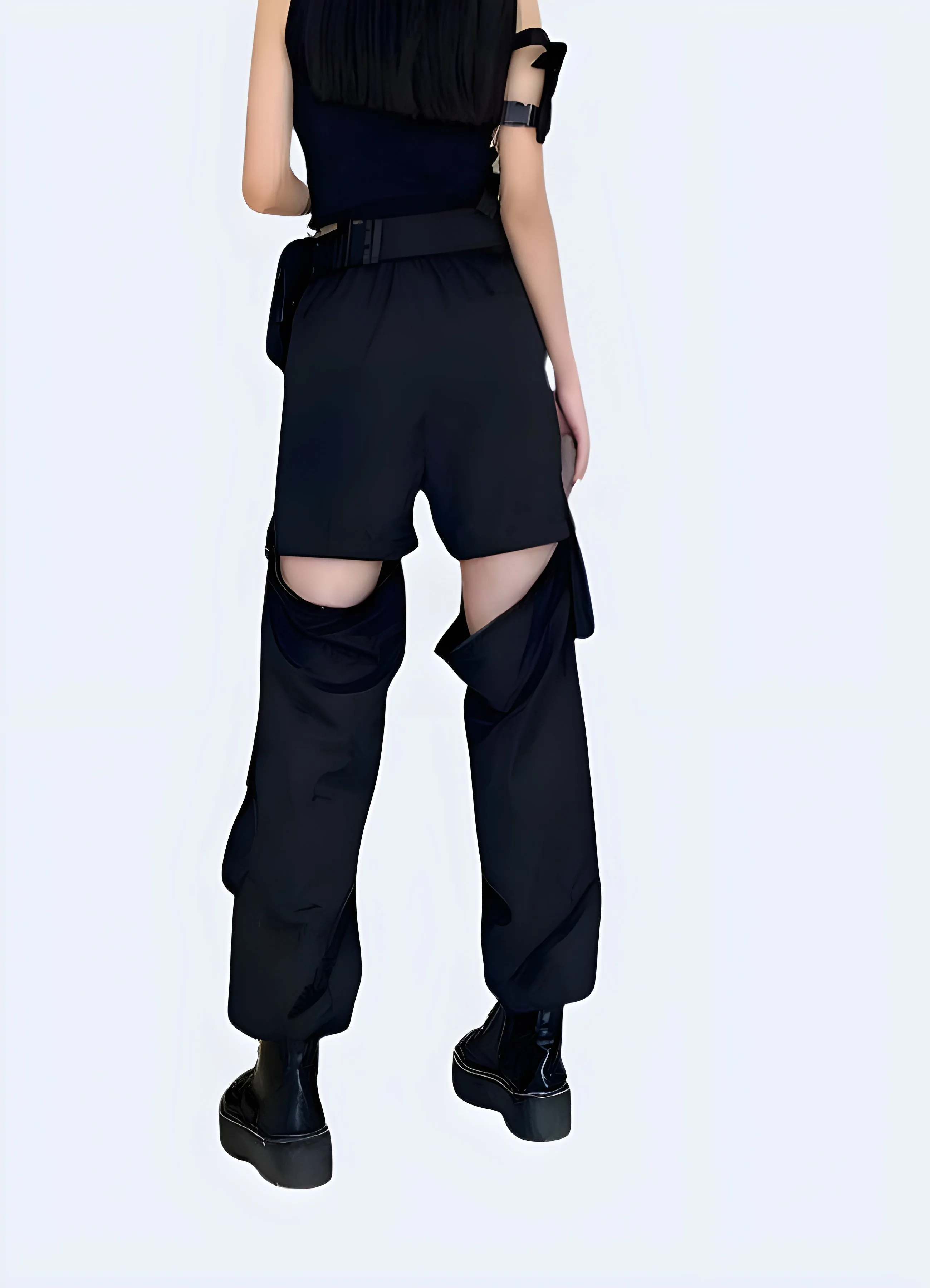 Women's High-waisted Cargo Pants