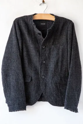 Wool Gauze Houndstooth Jacket