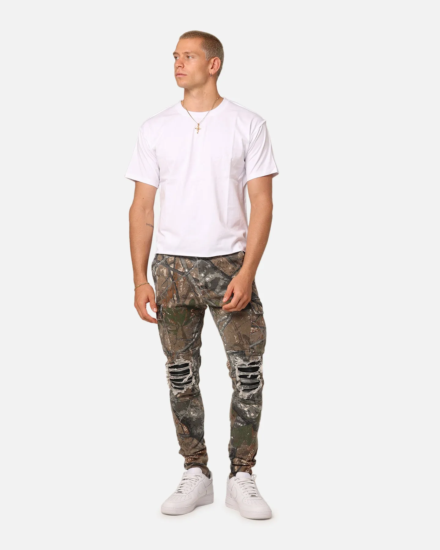 XXIII Sergeant Ripped Jeans Hunter Camo