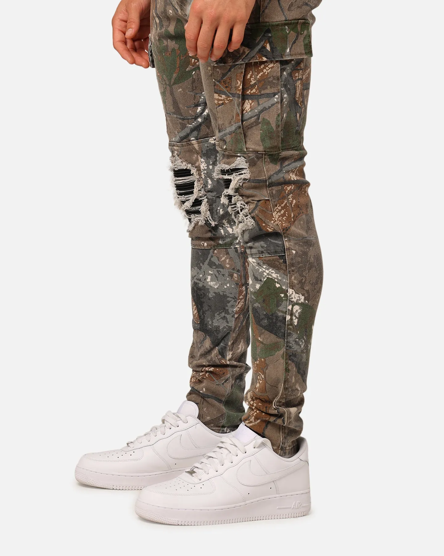 XXIII Sergeant Ripped Jeans Hunter Camo